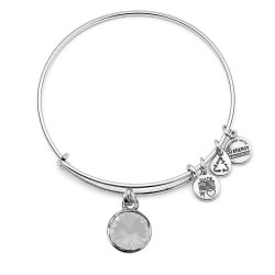 Alex and ani A12EB243RS bracelet - Silver (Silver / White) бижутерия,alex,and,ani,a12eb243rs,bracelet,silver,(silver,white)