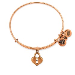 Alex and ani Heart Key bracelet - Golden (Gold) бижутерия,alex,and,ani,heart,key,bracelet,golden,(gold)