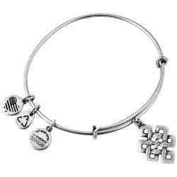Alex and ani Intermediate Node bracelet - Silver (Silver) бижутерия,alex,and,ani,intermediate,node,bracelet,silver,(silver)