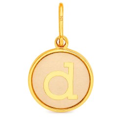 Alex and ani Letter D charm - Golden (Gold) бижутерия,alex,and,ani,letter,d,charm,golden,(gold)