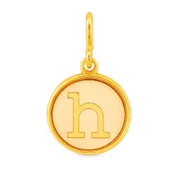 Alex and ani Letter H charm - Golden (Gold) бижутерия,alex,and,ani,letter,h,charm,golden,(gold)