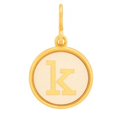 Alex and ani Letter K charm - Golden (Gold) бижутерия,alex,and,ani,letter,k,charm,golden,(gold)