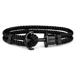 Paul hewitt PH-N-B-B-M 16-17cm bracelet - Silver (Black) бижутерия,paul,hewitt,ph,n,b,b,m,16,17cm,bracelet,silver,(black)