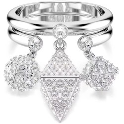 бижутерия,swarovski,5701829,ring,silver,(silver)