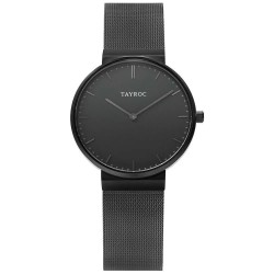 Часовник Tayroc TY182 40mm Quartz Analogical woman watch - Black (Black / Black / Mineral) часовник,часовници,tayroc,ty182,40mm,quartz,analogical,woman,watch,black,(black,black,mineral)
