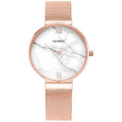 Часовник Tayroc TY152 36mm Quartz Analogical woman watch - Golden (Pink / Grey / Mineral) часовник,часовници,tayroc,ty152,36mm,quartz,analogical,woman,watch,golden,(pink,grey,mineral)