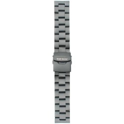 Tayroc TY89 Stainless Steel strap - Silver (Black) електро,tayroc,ty89,stainless,steel,strap,silver,(black)