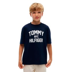 Тениска Tommy hilfiger Brand Love short sleeve T-shirt - Blue (Dark Night Navy) тениска,мъжки,тениски,дамски,тениски,tommy,hilfiger,brand,love,short,sleeve,t,shirt,blue,(dark,night,navy)
