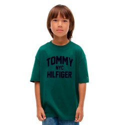Тениска Tommy hilfiger Brand Love short sleeve T-shirt - Green (Green) тениска,мъжки,тениски,дамски,тениски,tommy,hilfiger,brand,love,short,sleeve,t,shirt,green,(green)