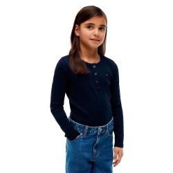 Тениска Tommy hilfiger KG0KG09463 long sleeve T-shirt - Blue (Dark Night Navy) тениска,мъжки,тениски,дамски,тениски,tommy,hilfiger,kg0kg09463,long,sleeve,t,shirt,blue,(dark,night,navy)