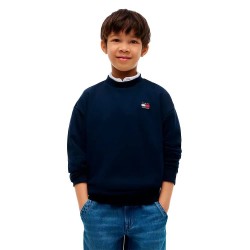 Блуза Tommy hilfiger KS0KS00757 sweatshirt - Blue (Dark Night Navy) блуза,детски,блузи,tommy,hilfiger,ks0ks00757,sweatshirt,blue,(dark,night,navy)