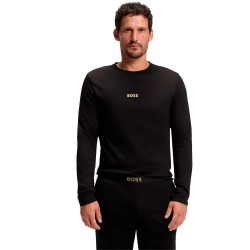 Пижама BOSS 50571089 long sleeve pyjama - Black (Black) пижама,мъжки,пижами,boss,50571089,long,sleeve,pyjama,black,(black)