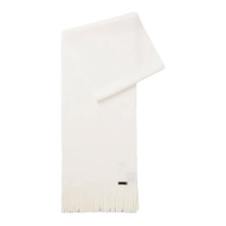 Шал BOSS Albas 10250877 scarf - White (Open White) шал,ръкавици,шапки,и,шалове,boss,albas,10250877,scarf,white,(open,white)