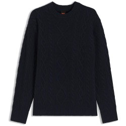 блуза,мъжки,пуловери,дамски,пуловери,boss,atreccio,10283091,orange,sweater,blue,(dark,blue)