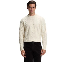 Блуза BOSS Atreccio 10283091 ORANGE sweater - Beige (Open White) блуза,мъжки,пуловери,дамски,пуловери,boss,atreccio,10283091,orange,sweater,beige,(open,white)