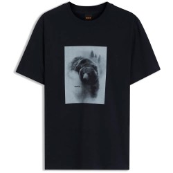 Тениска BOSS Being 10277382 ORANGE T-shirt - Black (Dark Blue) тениска,мъжки,тениски,дамски,тениски,boss,being,10277382,orange,t,shirt,black,(dark,blue)