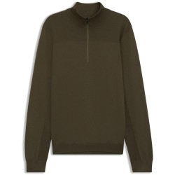блуза,мъжки,пуловери,дамски,пуловери,boss,momentum,10273969,green,half,zip,sweater,green,(open,green)