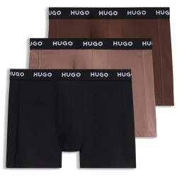 Боксерки HUGO 50532613 RED boxers 3 units - Multicolor (Open Brown) боксерки,мъжко,бельо,hugo,50532613,red,boxers,3,units,multicolor,(open,brown)