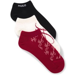Чорапи HUGO 50564634 RED socks 3 pairs - Multicolor (Open Miscellaneous) чорапи,мъжки,чорапи,дамски,чорапи,hugo,50564634,red,socks,3,pairs,multicolor,(open,miscellaneous)