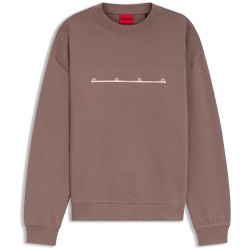 Блуза HUGO 50568124 RED sweatshirt - Brown (Rust/Copper) блуза,мъжки,пуловери,hugo,50568124,red,sweatshirt,brown,(rust,copper)
