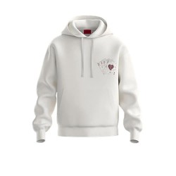 Суичър HUGO 50568581 RED hoodie - White (Natural) суичър,мъжки,пуловери,hugo,50568581,red,hoodie,white,(natural)