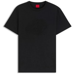 тениска,мъжки,тениски,дамски,тениски,hugo,damacia,10,10266060,red,short,sleeve,t,shirt,black,(black)