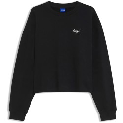 Блуза HUGO Damaswee 10283345 BLUE sweatshirt - Black (Black) блуза,дамски,блузи,hugo,damaswee,10283345,blue,sweatshirt,black,(black)