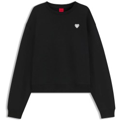 блуза,дамски,блузи,hugo,deroxina,10,10273297,red,sweatshirt,black,(black)
