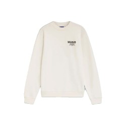 Блуза HUGO Nespon 10283345 BLUE sweatshirt - White (Open White) блуза,мъжки,пуловери,hugo,nespon,10283345,blue,sweatshirt,white,(open,white)