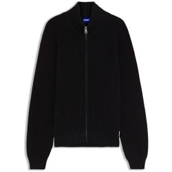 Блуза HUGO Sonzie 10282420 BLUE sweater - Black (Black) блуза,мъжки,пуловери,дамски,пуловери,hugo,sonzie,10282420,blue,sweater,black,(black)