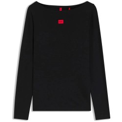 тениска,мъжки,тениски,дамски,тениски,hugo,thermal,10247604,red,long,sleeve,t,shirt,black,(black)