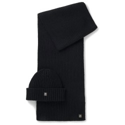 шал,ръкавици,шапки,и,шалове,hugo,zasgo,10282850,red,scarf,black,(black)