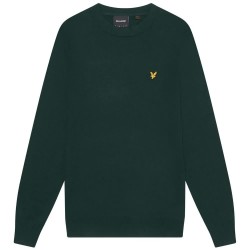 Блуза Lyle & scott KN2110VC sweater - Green (Dark Green) блуза,мъжки,пуловери,дамски,пуловери,lyle,&,scott,kn2110vc,sweater,green,(dark,green)