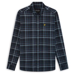 Риза с дълъг ръкав Lyle & scott LW2510V long sleeve shirt - Blue (Dark Navy) риза,с,дълъг,ръкав,дамски,ризи,мъжки,ризи,lyle,&,scott,lw2510v,long,sleeve,shirt,blue,(dark,navy)