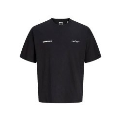 Тениска Jack & jones Biarritz Chrome Print short sleeve T-shirt - Black (Black) тениска,мъжки,тениски,дамски,тениски,jack,&,jones,biarritz,chrome,print,short,sleeve,t,shirt,black,(black)