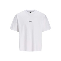 Тениска Jack & jones Biarritz Chrome Print short sleeve T-shirt - White (Bright White) тениска,мъжки,тениски,дамски,тениски,jack,&,jones,biarritz,chrome,print,short,sleeve,t,shirt,white,(bright,white)