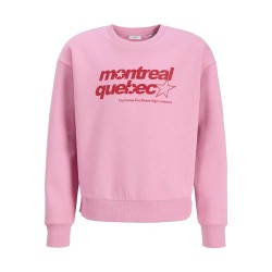 Блуза Jack & jones Merle JJXX sweatshirt - Pink (Orchid Smoke / Motreal Quebec) блуза,детски,блузи,jack,&,jones,merle,jjxx,sweatshirt,pink,(orchid,smoke,motreal,quebec)