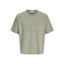 Тениска Jack & jones Savona Stripe short sleeve T-shirt - Green (Seagrass) тениска,мъжки,тениски,дамски,тениски,jack,&,jones,savona,stripe,short,sleeve,t,shirt,green,(seagrass)