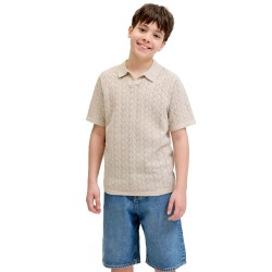 Jack & jones Tyler short sleeve polo - Beige (Feather Grey) дамски,блузи,с,яка,мъжки,блузи,с,яка,jack,&,jones,tyler,short,sleeve,polo,beige,(feather,grey)