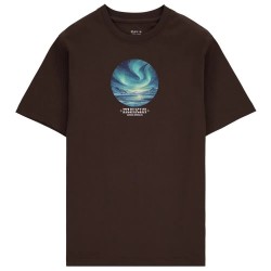 Тениска Makia Halo short sleeve T-shirt - Brown (Dark Brown) тениска,мъжки,тениски,дамски,тениски,makia,halo,short,sleeve,t,shirt,brown,(dark,brown)