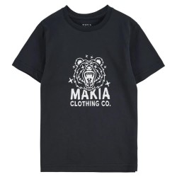 Тениска Makia Kontio short sleeve T-shirt - Black (Carbon Black) тениска,мъжки,тениски,дамски,тениски,makia,kontio,short,sleeve,t,shirt,black,(carbon,black)