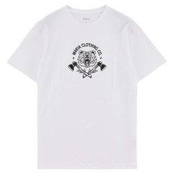 Тениска Makia Kontio short sleeve T-shirt - White (White) тениска,мъжки,тениски,дамски,тениски,makia,kontio,short,sleeve,t,shirt,white,(white)