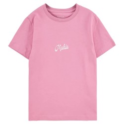Тениска Makia Manuscript short sleeve T-shirt - Pink (Deep Rose) тениска,мъжки,тениски,дамски,тениски,makia,manuscript,short,sleeve,t,shirt,pink,(deep,rose)
