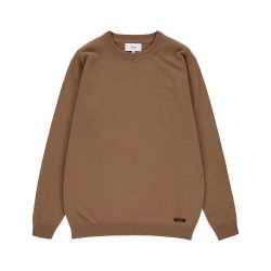Блуза Makia Saarni sweater - Brown (Deep Camel) блуза,мъжки,пуловери,дамски,пуловери,makia,saarni,sweater,brown,(deep,camel)