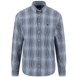 Риза с дълъг ръкав Fynch hatton 16076180 long sleeve shirt - Blue (Ink Blue) риза,с,дълъг,ръкав,дамски,ризи,мъжки,ризи,fynch,hatton,16076180,long,sleeve,shirt,blue,(ink,blue)