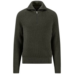 Блуза Fynch hatton 1609617 half zip sweater - Green (Cypress) блуза,мъжки,пуловери,дамски,пуловери,fynch,hatton,1609617,half,zip,sweater,green,(cypress)