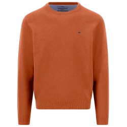Блуза Fynch hatton 1614210 sweater - Orange (Sienna) блуза,мъжки,пуловери,дамски,пуловери,fynch,hatton,1614210,sweater,orange,(sienna)