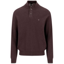 блуза,мъжки,пуловери,дамски,пуловери,fynch,hatton,1614219,half,zip,sweater,brown,(soil)
