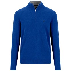 блуза,мъжки,пуловери,дамски,пуловери,fynch,hatton,1614802,half,zip,sweater,blue,(cobalt)
