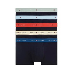 Боксерки Tommy hilfiger UM0UM03893 Trunk boxers 5 units - Black (Navy Blue / Light Daff / Blue Jean / Chamb Blue / Terra Red / Mint Grey) боксерки,мъжко,бельо,tommy,hilfiger,um0um03893,trunk,boxers,5,units,black,(navy,blue,light,daff,blue,jean,chamb,blue,terra,red,mint,grey)